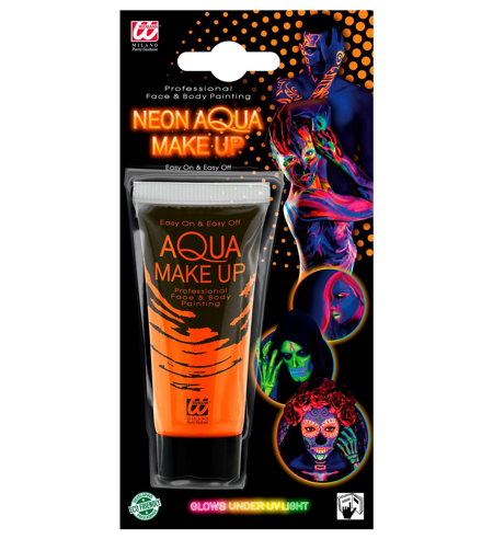 neon orange makeup tube 30ml