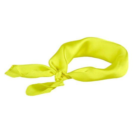 Neon Yellow Disco Scarf or Hair Ribbon