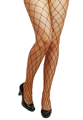 Net panty extra grote gaten zwart