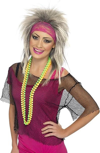 Net t-shirt jaren 80 zwart