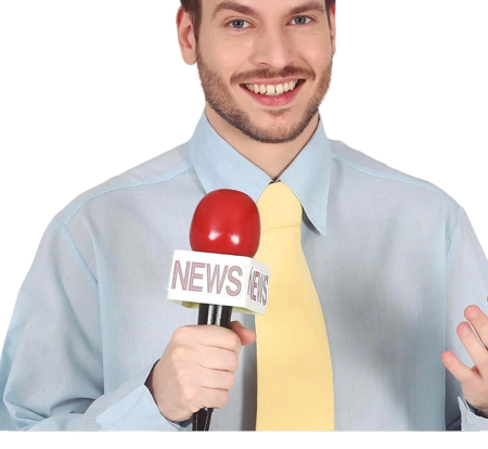 news reporter micro