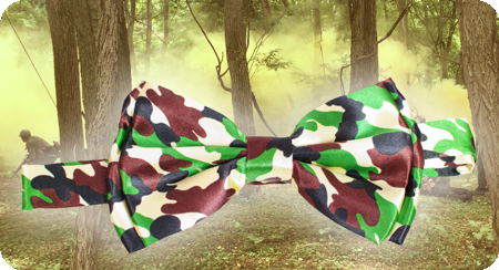 Noeud papillon camouflage de l'armée