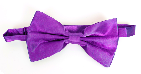 Noeud papillon violet