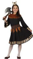 Noorse Viking Heldin Outfit - Kindermaat