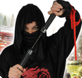 Nunchaku plastic feestaccessoire
