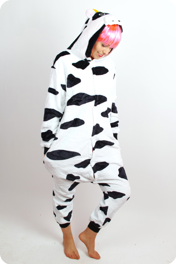 Onesie koe voor volwassenen