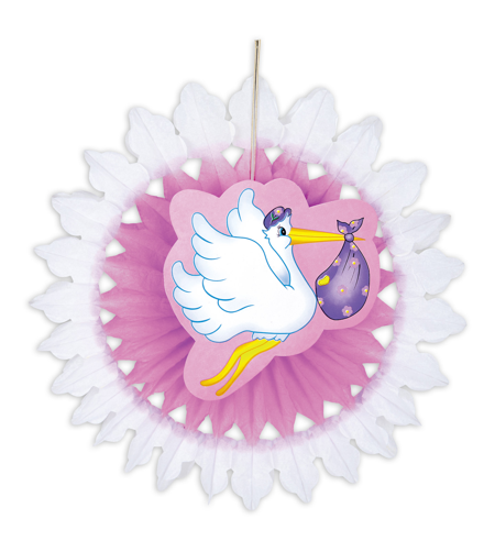 Ooievaar Plafondversiering - Babyshower Decoratie