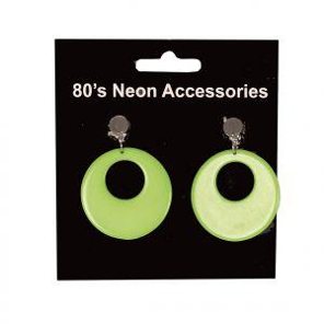 oorringen neon groen