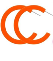 Oorringen Neon oranje Groovy
