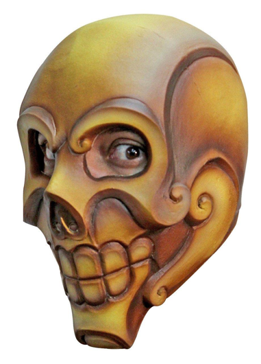 OP = OP Grijnzende dood schedel latex masker