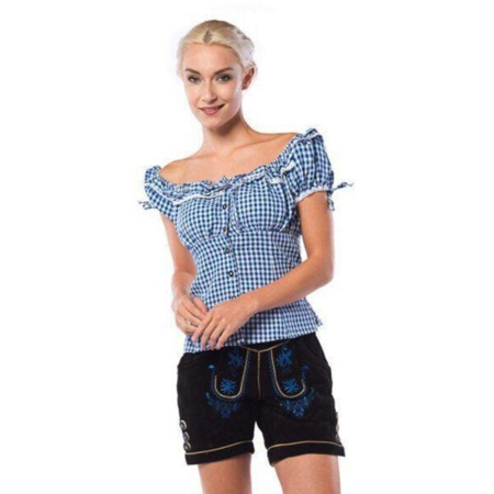OP = OP Lederhosen Analine zwart (leder)