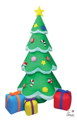 opblaasbare kerstboom 2m met licht