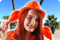 Orange maracas