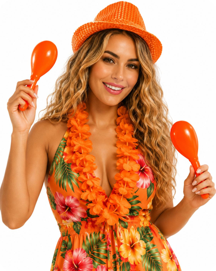 Orange maracas