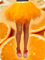 Orange tutu deluxe