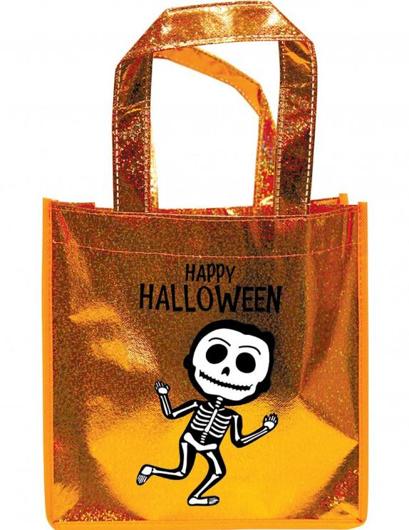 Oranje halloween tasje