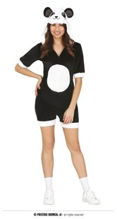 panda kostuum dame