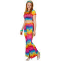 Pantalon pattes d'éléphant tropicana
