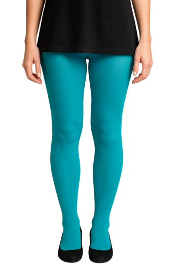 Panty Blauw met structuur
