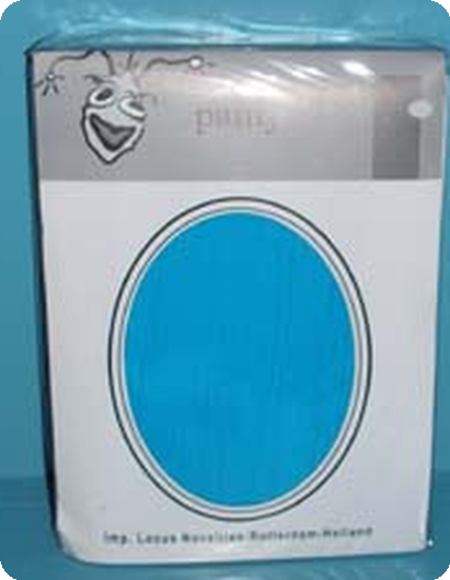 Panty Blauw met structuur