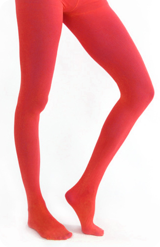 Panty extra stretch rood