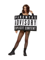 parental advisory expleciete beelden kostuum