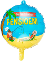 Party folie ballonnen - Pensioen cartoon