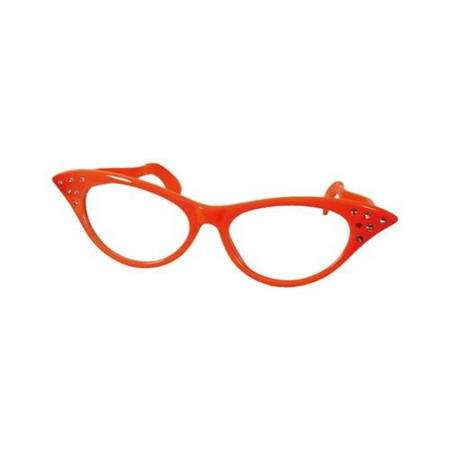Party glasses mega sixties orange