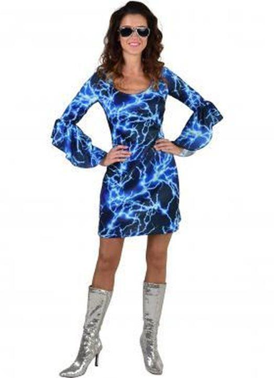 Party jurk voor dames blauw