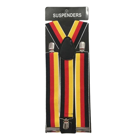 Party suspenders German colors