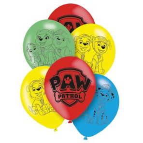 paw patrol 6 latex ballonnen