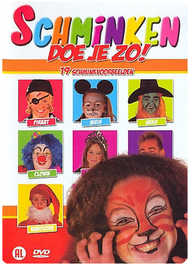 Peinture pour le visage DVD schminken doe je zo