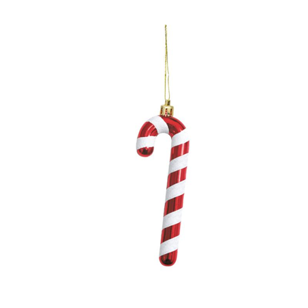 pendentif de Noël en forme de canne à sucre