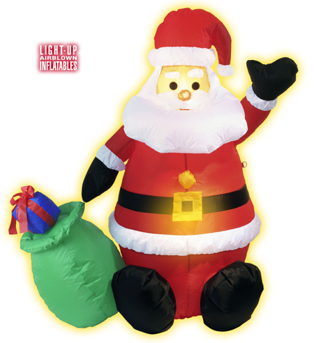 Pere Noel Gonflable Lumineux