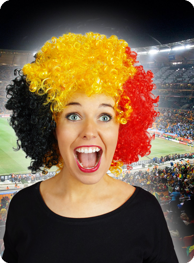 Perruque Afro jumbo de Belgique