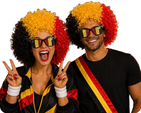Perruque Afro jumbo de Belgique