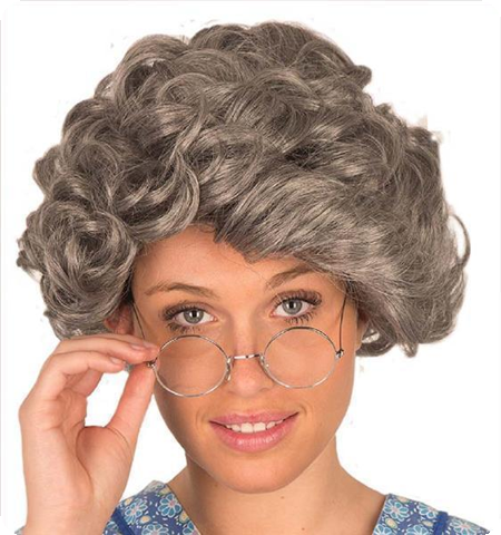 Perruque de vieille femme