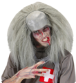 Perruque de zombie avec une partie chauve