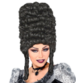 Perruque Marie-Antoinette noire