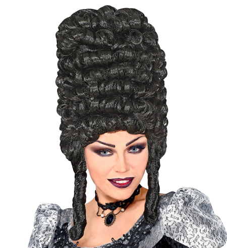 Perruque Marie-Antoinette noire