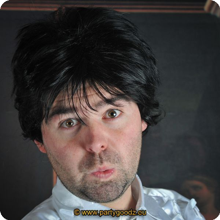 Perruque noir de Claude Francois