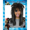 perruque punk noire