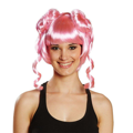 Perruque rose Amaya