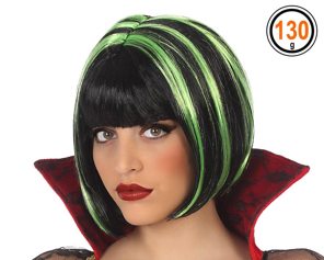 perruque vamp verte