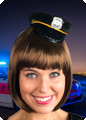 petit chapeau sexy de police