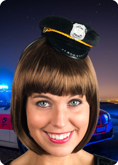 petit chapeau sexy de police