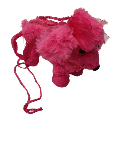 Petit sac à main en peluche chien