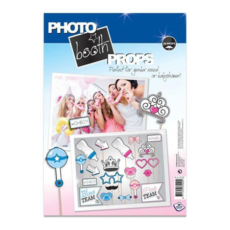 Photo booth props Gender Reveal (20st)