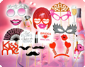 Photo booth set Bride To Be