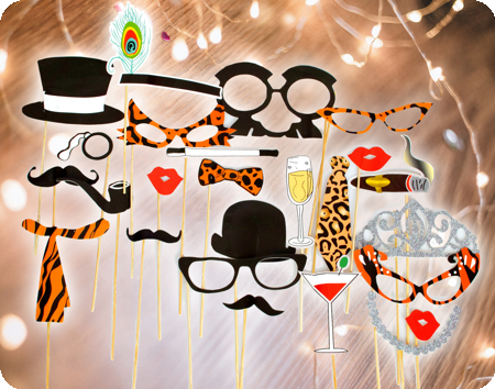 Photo booth set Party